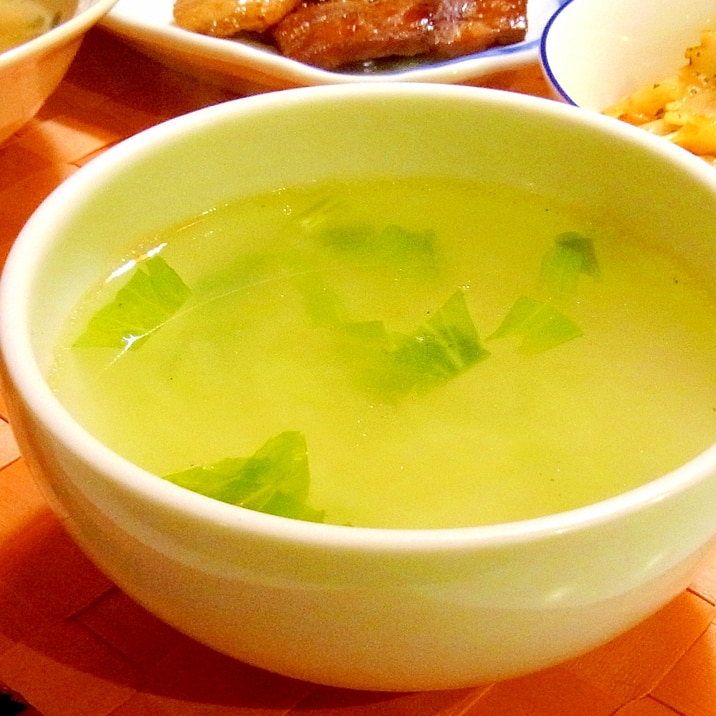 セロリの中華風あっさりスープ レシピ 作り方 By メリッコ 楽天レシピ セロリの中華風あっさりスープ レシピ 作り方 By メリッコ 楽天レシピ